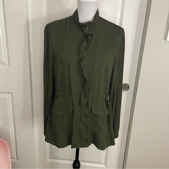 Maurices Green Lightweight Utility Jacket size Medium - Picture 8 of 10